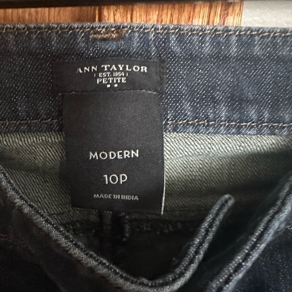 Ann Taylor Dark Blue Boot Cut Jeans - Picture 2 of 2